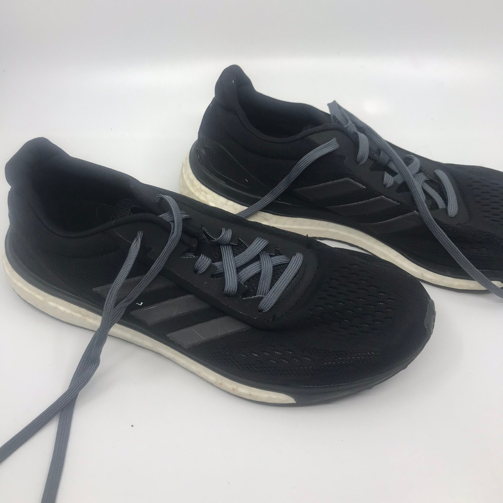 Adidas Boost Black Men's Sneakers Size 7.5 - Picture 5 of 7